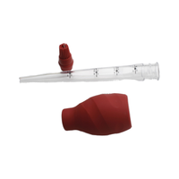 Pompe d'assaisonnement en silicone, tube d'assaisonnement pour dinde avec brosse de nettoyage