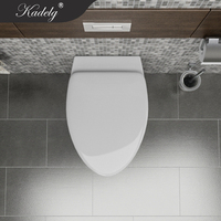 WC moderne sans réservoir à chasse d'eau, prix usine, pour sanitaires