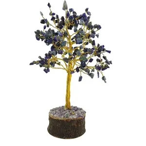 Pohon hidup alami dekorasi pohon Lazuli Vastu Feng Shui Spiritual dekorasi meja Decore Feng Shui untuk hadiah dekorasi grosir