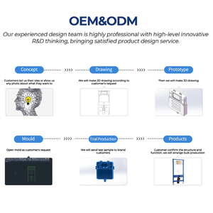 Sản phẩm mới bán bền công nghệ không tiếp xúc nhà vệ sinh dual-tuôn ra giấu Phễu thoát nước với hiện đại Thiết kế thời trang cho phòng tắm - Product Image 5