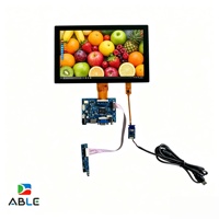Panel de Pantalla Táctil IPS de 10.1 Pulgadas con Interfaz RGB Spi Mipi Edp Lvds, Módulo de Pantalla LCD TFT con Placa Controladora HMID VGA