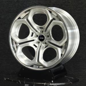 Jantes forgées en deux parties HTOR 19 20 pouces 5x110 5X114.3 Teledial blanches pour Giulia Quadrifoglio Stelvio <span class=keywords><strong>GTA</strong></span> 4C Brera - Product Image 4