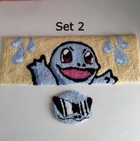 100% tapis tufté noué à la main conception de dessin animé mignon tapis de souris personnalisé tapis pour clavier d'ordinateur portable cadeau décor de bureau