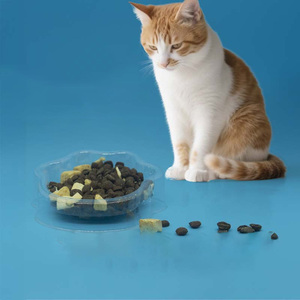 Cross-border Best-selling Disposable Round Outdoor Pet <strong>Bowl</strong> For Cats And <strong>Dogs</strong> Lightweight Recyclable Plastic Feeding Wholesale - Product Image 1