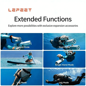 Propulsor Subacuático Eléctrico Ligero LEFEET P1 Lite de 1.8 kg, Carga Inversa, IP68, 60 m, 4 Velocidades, Control Inalámbrico - Product Image 6