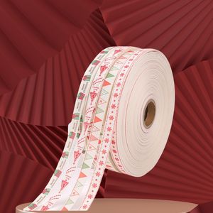 Usine En Gros 100% Coton Célébration Ruban Rouleau Double Face Écologique Imprimé 15mm Largeur 100m Rouleau - Product Image 3