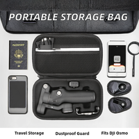 Sac de rangement portable, étui de transport, édition standard, boîte tout-en-un pour accessoires de caméra sportive Osmo Mobile 7/7P, PU