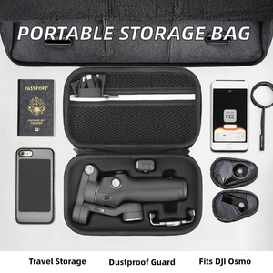 Sac de rangement portable, étui de transport, édition standard, boîte tout-en-un pour accessoires de caméra sportive <span class=keywords><strong>Osmo</strong></span> Mobile 7/7P, PU - Product Image 2