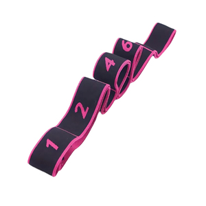 สายยืดออกกำลังกาย8ห่วงสำหรับผู้หญิงผ้าโพลีเอสเตอร์สำหรับเล่นโยคะออกกำลังกายทำจากผ้าไนลอน - Product Image 5