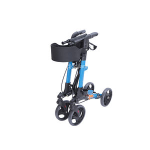 Carrito Plegable de Aluminio Económico de 4 Ruedas, Andadera, Rollator para Compras con Cesta - Product Image 1