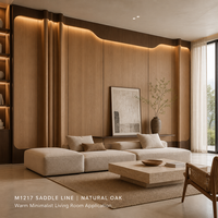 Panneau décoratif WPC profilé pour intérieur, imperméable et ignifuge, pour cloison de séparation intérieure de magasin