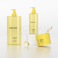 XINGYUAN Pots cosmétiques de forme ronde avec couvercles Pot de crème de lotion pour le corps en plastique de conception personnalisée 100g