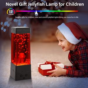 Lampe à lave USB, veilleuse volcan, décoration de bureau et de chambre, lumières sensorielles d'ambiance, cadeaux originaux pour garçons, filles et enfants - Product Image 4