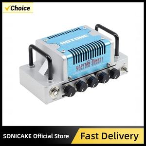 Amplificador <span class=keywords><strong>de</strong></span> <span class=keywords><strong>Guitarra</strong></span> HOTONE Captain Sunset <span class=keywords><strong>de</strong></span> Alta Ganancia, 5 Vatios, Clase AB, con Simulador <span class=keywords><strong>de</strong></span> Cajón, Salida <span class=keywords><strong>de</strong></span> Línea/Teléfono, NLA-9 - Product Image 2
