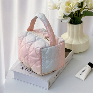 Customization <strong>Mini</strong> Waterproof Clothes Quilt Puffy Puffer Travel <strong>Toiletry</strong> Storage Makeup Cosmetic Bags - Product Image 4