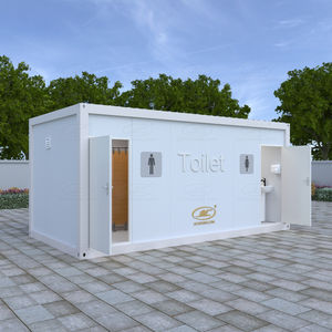 ห้องน้ำสำเร็จรูปเคลื่อนที่ได้ หรูหรา พกพาสะดวก ทำความสะอาดง่าย ใช้ได้ทั้งชายและหญิง ผลิตจาก EPS ขนาดเล็ก เหมาะสำหรับใช้งานกลางแจ้ง - Product Image 2