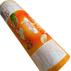 <span class=keywords><strong>Film</strong></span> d'emballage alimentaire en rouleau <span class=keywords><strong>de</strong></span> haute qualité en aluminium laminé sur mesure pour <span class=keywords><strong>tranches</strong></span> <span class=keywords><strong>de</strong></span> crevettes, qualité alimentaire, pour snacks - Product Image 1