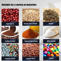 Mehrkopf-Vibrations-Halbautomatische Abfüll- und Wiegemaschine Multifunktionale Verpackungs- und Versiegelungsmaschine für Plastiktüten/Beutel