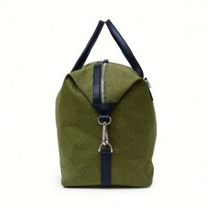 Sac de voyage vintage grande capacité en tissu Oxford, sac de sport personnalisé avec fermeture éclair, style tendance pour hommes et femmes - Product Image 3