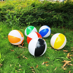 Ballon <span class=keywords><strong>de</strong></span> plage gonflable coloré en PVC écologique avec logo personnalisé <span class=keywords><strong>Jeux</strong></span> aquatiques d'été Produits sportifs promotionnels pour enfants et adultes - Product Image 3