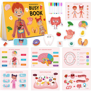 <span class=keywords><strong>Livre</strong></span> sur les parties du corps pour les tout-petits, <span class=keywords><strong>livre</strong></span> d'apprentissage créatif pour la maternelle, <span class=keywords><strong>livre</strong></span> d'<span class=keywords><strong>anatomie</strong></span> du corps humain pour les tout-petits - Product Image 3