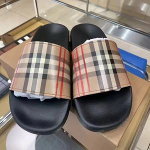 Nouvelle collection : Chaussures décontractées légères et respirantes à plateforme ouverte, motif à carreaux, antidérapantes, pour hommes et femmes - Product Image 5