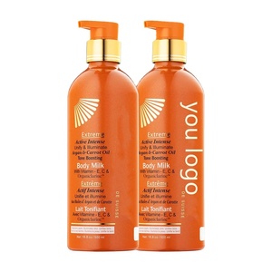 Customized Private Label <strong>MAKARI</strong> Argan &amp; Carrot Oil Body Milk Lotion for Whitening &amp; Brightening Black Skin - Product Image 1
