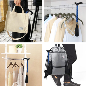 Có thể thu vào mặc quần áo Stick 3 in1 dài mặc quần áo Viện trợ Giày sừng cho vớ giày quần áo mặc quần áo Helper - Product Image 6