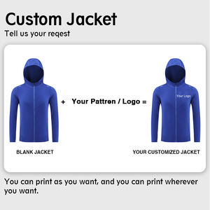 <span class=keywords><strong>Veste</strong></span> coupe-vent unisexe imperméable et décontractée à capuche pour <span class=keywords><strong>homme</strong></span>, en toile, coupe slim, à manches longues, style sportswear, élastique, sans doublure extérieure - Product Image 3