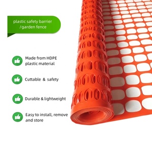 YONGTE 오렌지 안전 플라스틱 메쉬 울타리 롤 4X100 피트 임시 정원 제설망 - Product Image 2