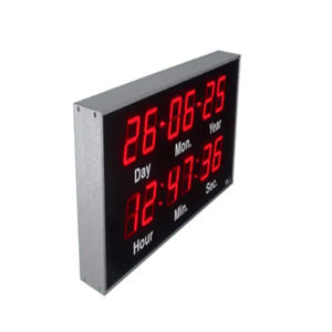CHEETIE CP117 Fabricante Eletrônico Grande Data Calendário Digital Relógio Dia Mês Ano Relógio De Parede Para Sala De Estar Escritório - Product Image 5