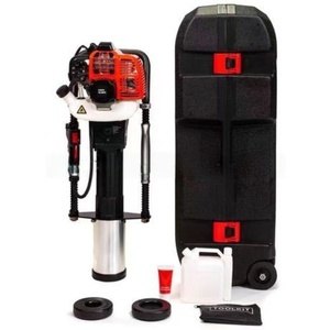 Pompe de piquage portable, petit outil 2100W, 100mm, profondeur 1,2m, haute efficacité, pour la pose de garde-corps et de poteaux de protection contre les inondations, PLC C - Product Image 2