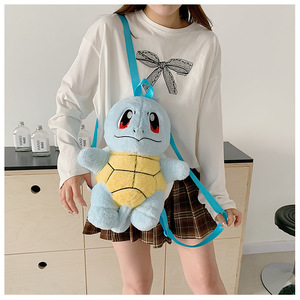 <span class=keywords><strong>Mochila</strong></span> de Peluche de Pikachu al por Mayor, Muñeco de Dibujos Animados de Pokémon, <span class=keywords><strong>Mochila</strong></span> de Doble Asa para Niños, Regalo de Cumpleaños, Bolsa de Jardín de Infantes, Llavero - Product Image 4
