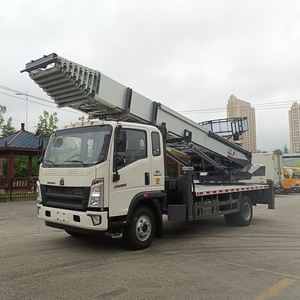 รถบันได 45 เมตร 4 ล้อ 4x2 สำหรับซ่อมบำรุงสายไฟฟ้าและเสาโทรคมนาคม รถยกบันไดสำหรับขาย - Product Image 4