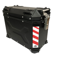 Nouvelles ventes : Coffres latéraux de moto en alliage d'aluminium 37L, étanches, pour rangement et bagages