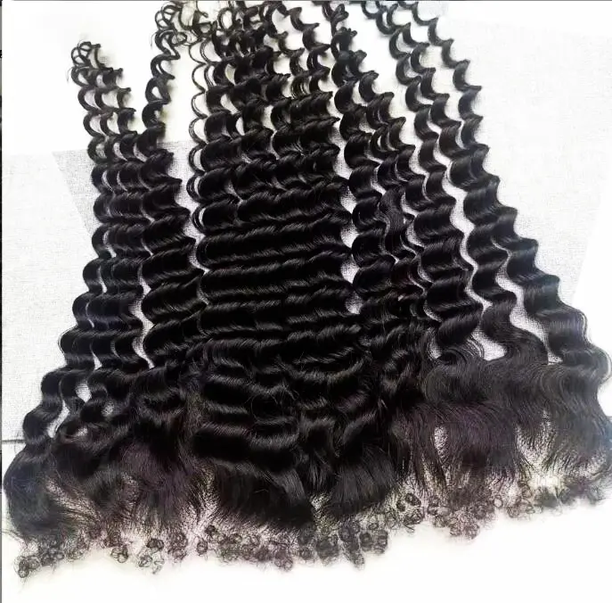 Вьющиеся Детские волосы 13x4 кружевные фронтальные бразильские человеческие волосы 4x4 5x5 6x6 7x7 13x6 HD кружева для наращивания волос фронтальные