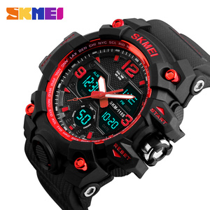 Montre digitale <span class=keywords><strong>SKMEI</strong></span> <span class=keywords><strong>1155B</strong></span>, best-seller, analogique, sport, bracelet, 50 m étanche, logo de marque personnalisé, unisexe. - Product Image 3