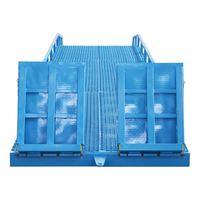 Niveleur de quai mobile personnalisable KCCL 12 tonnes, rampe de déchargement hydraulique, alimentation CA, élévateur hydraulique en acier, OEM ODM