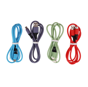 Cable <span class=keywords><strong>Micro</strong></span> <span class=keywords><strong>USB</strong></span> tipo C de silicona líquida de 2M, cargador de datos de carga rápida 2A para <span class=keywords><strong>iPhone</strong></span>, Samsung, Xiaomi, Huawei - Product Image 1