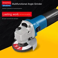 Dongcheng Meuleuse d'angle industrielle haute puissance 220V multifonctionnelle pour la maison Type 100 125mm sans balais pour polissage GS