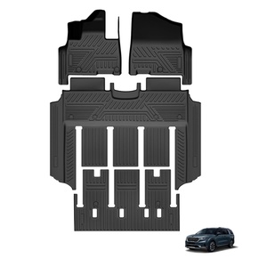 KQD New Product Launch High Quality 5D Design Waterproof TPE Foot Mat Car Carpet for Kia Carnival 7 Seater - Product Image 3