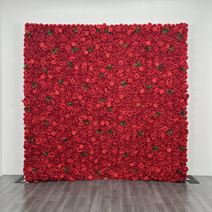 可定制户外仿真花背景墙布底婚庆装饰带地图定制 - Product Image 1