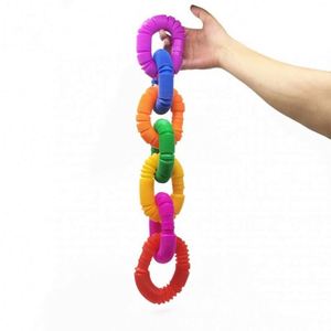 Juguetes Sensoriales de Tubos para Niños, Habilidades Motoras Finas, Juguetes de Tubos Elásticos para el Aprendizaje de Niños Pequeños - Product Image 6