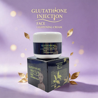 50 Pièces Personnalisables Crème Visage Puissante Éclaircissante Anti-Imperfections et Anti-Taches Brunes au Glutathion et à l'Acide Kojique