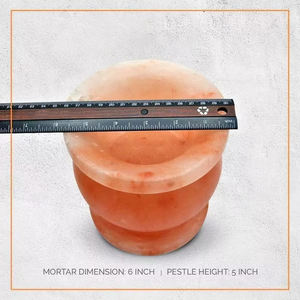 เครื่องบดเกลือหิมาลัยแบบมีด้ามจับ ดีไซน์ขวดโหล ขนาด 7 x 7 x 2.5 นิ้ว ลดราคา - Product Image 5