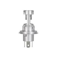 Ampoule de phare LED H4, faisceau haut et bas, 50W, double ventilateur, remplacement halogène 1:1, Plug and Play, ampoule de phare de voiture 6500K