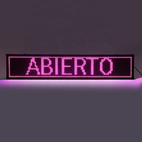Letrero Publicitario Programable por Aplicación para Interiores, Pantalla LED P10 a Todo Color, Tablero de Alta Resolución, Pantalla LED Desplazable