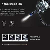 Endoscope USB de haute qualité 1200P 8mm 2m avec câble rigide 3 en 1 pour Android, étanche, type C, caméra endoscopique