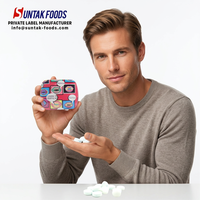 Hadiah Promosi liburan permen Label pribadi Mint keras