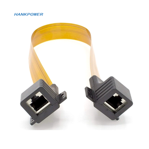 Fil de réseau plat flexible de 0.3m à travers le câble FPC RJ45 Câble <span class=keywords><strong>Ethernet</strong></span> ruban Cat5 ultra mince - Product Image 1